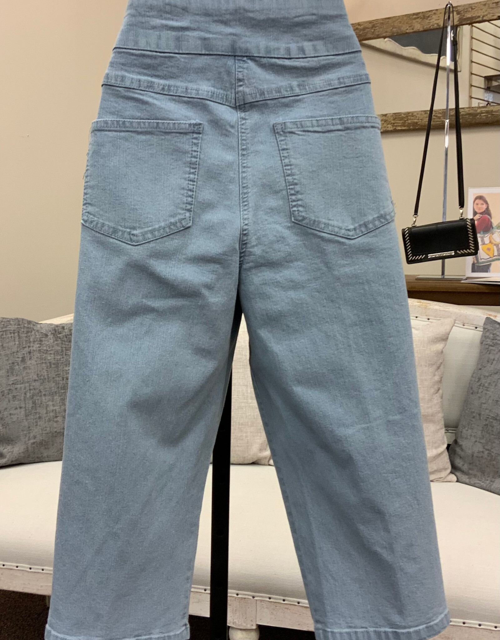 Ruby Rd Ruby Road Chambray Denim Pull On Capri