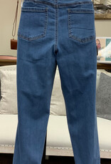 Ruby Rd Ruby Road Girlfriend Light Indigo Straight Leg Petite Jean