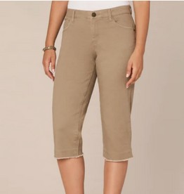 Democracy Democracy Portobello Ab"solution Mid-Rise Fray Hem Skimmer Pant