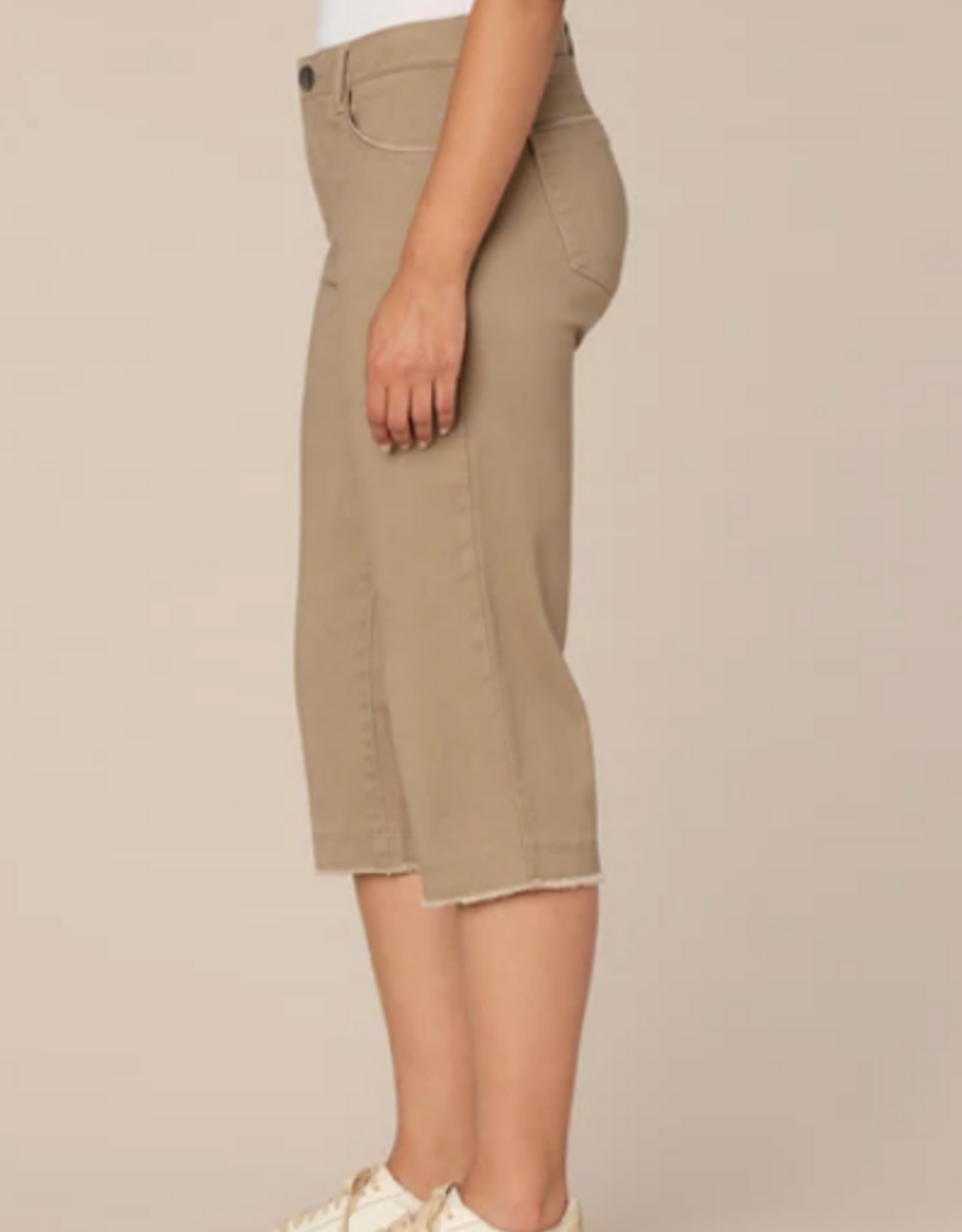 Democracy Democracy Portobello Ab"solution Mid-Rise Fray Hem Skimmer Pant