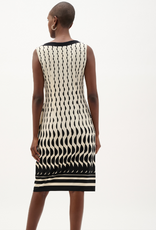 Joseph Ribkoff Joesph Ribkoff  Silky Knit Geometric Print Sheath Dress