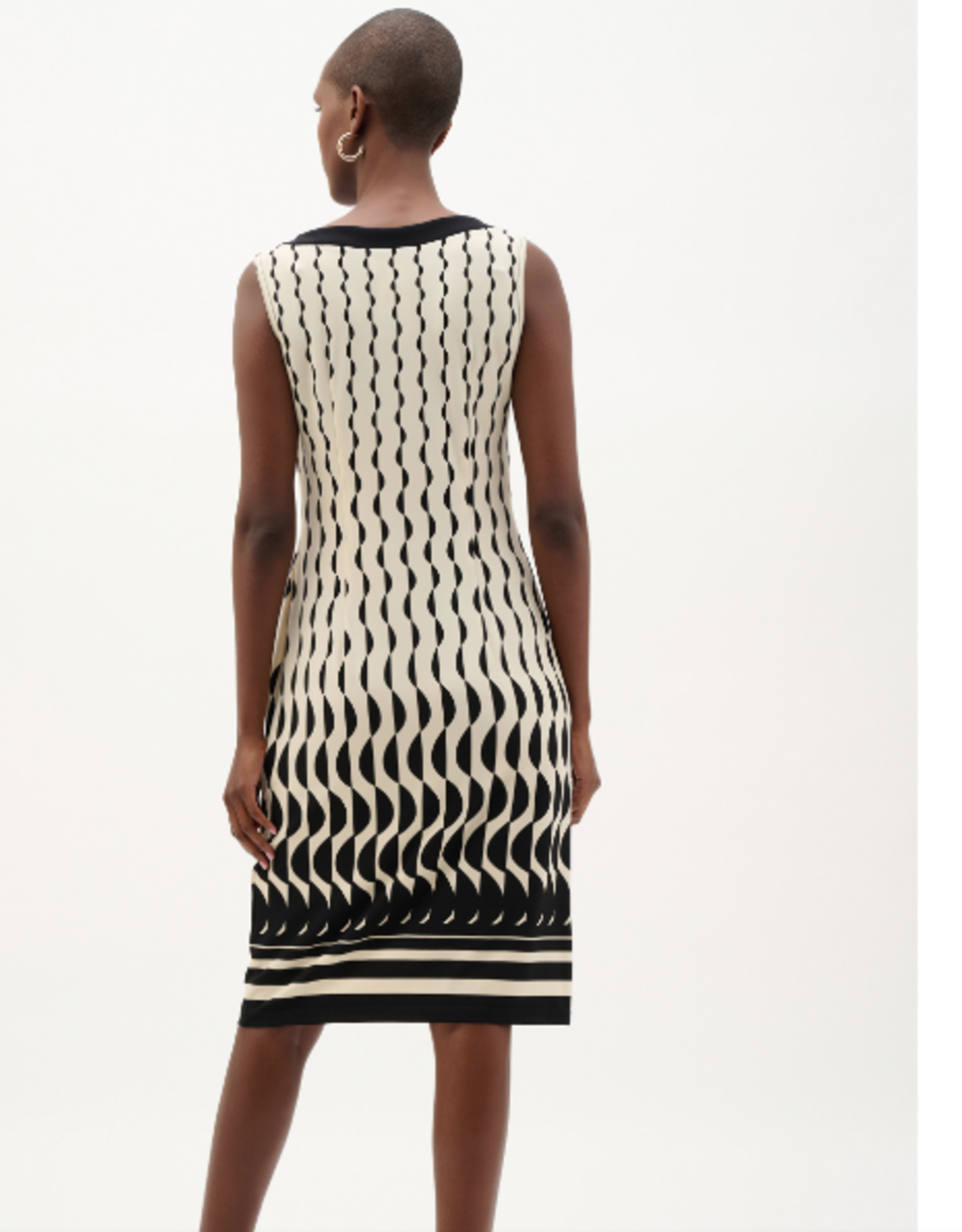 Joseph Ribkoff Joesph Ribkoff  Silky Knit Geometric Print Sheath Dress