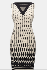 Joseph Ribkoff Joesph Ribkoff  Silky Knit Geometric Print Sheath Dress