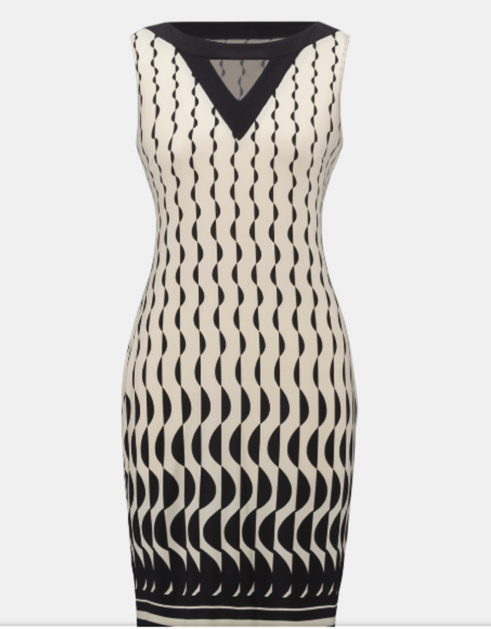 Joseph Ribkoff Joesph Ribkoff  Silky Knit Geometric Print Sheath Dress