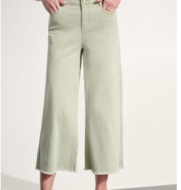 Joseph Ribkoff Joseph Ribkoff Goldie | Featherweave Denim Wide Leg Cropped Jeans