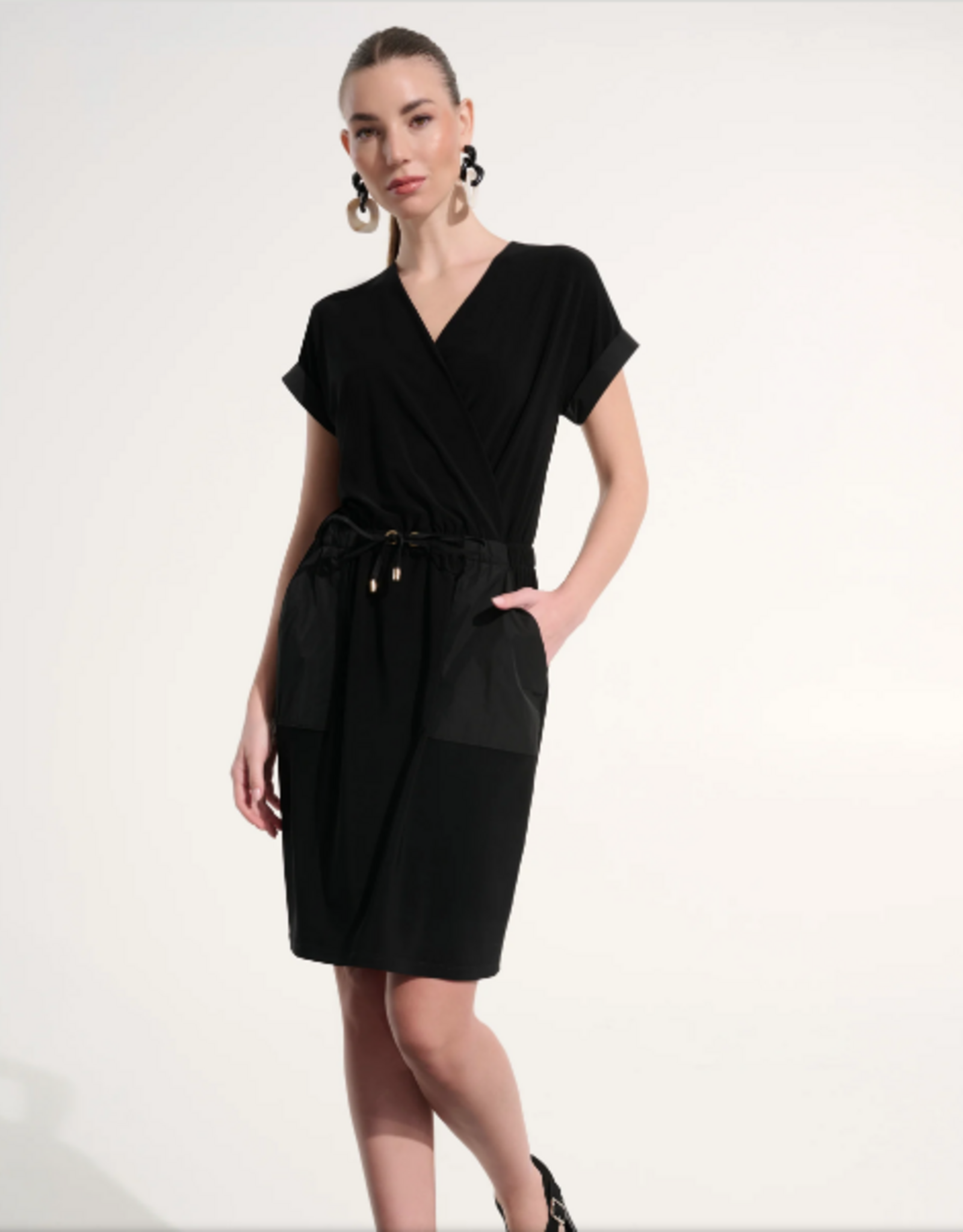 Joseph Ribkoff Joesph Ribkoff  Silky Knit And Memory Straight Wrap Dress