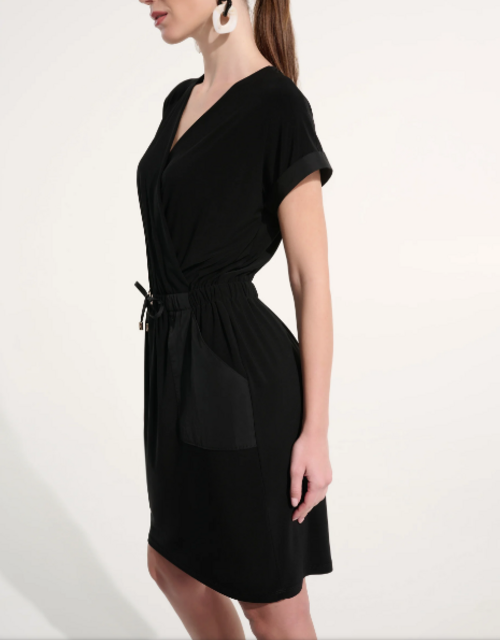 Joseph Ribkoff Joesph Ribkoff  Silky Knit And Memory Straight Wrap Dress