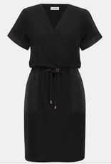 Joseph Ribkoff Joesph Ribkoff  Silky Knit And Memory Straight Wrap Dress