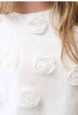 Joseph Ribkoff Joseph Ribkoff Novelty Sleeveless Top With 3D Floral Embroidery