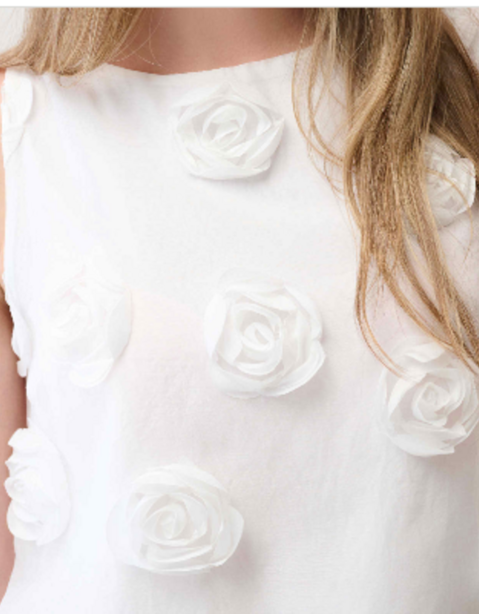 Joseph Ribkoff Joseph Ribkoff Novelty Sleeveless Top With 3D Floral Embroidery