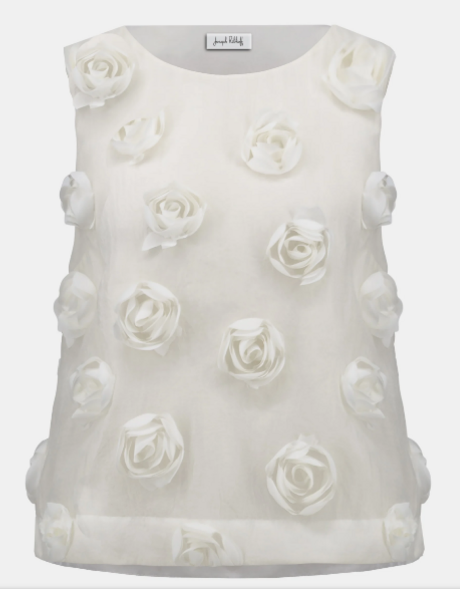 Joseph Ribkoff Joseph Ribkoff Novelty Sleeveless Top With 3D Floral Embroidery