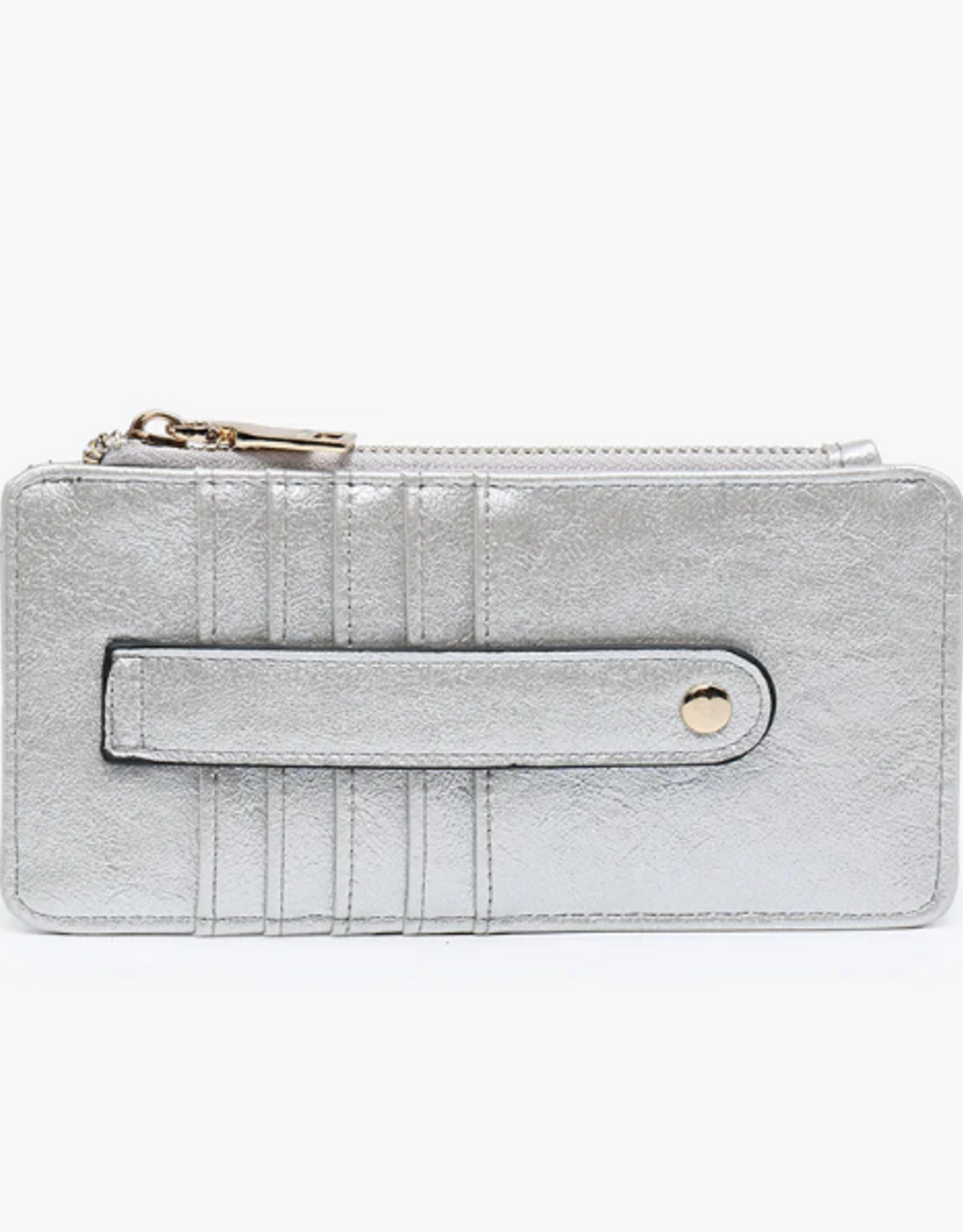 Jen and Co Jen & Co Metallic Pearl Credit Card Sleeve