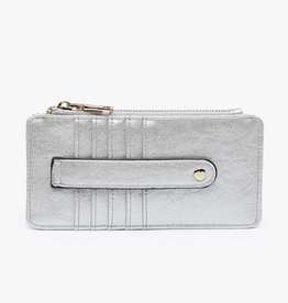 Jen and Co Jen & Co Metallic Pearl Credit Card Sleeve