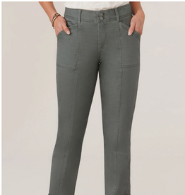 Democracy Democracy Thyme High Rise Tapered Utility Pant with Snap Hem