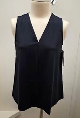 Lulu B Lulu B SPX5080S Black V-Neck Tank w/Center Seam Top