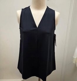 Lulu B Lulu B SPX5080S Black V-Neck Tank w/Center Seam Top