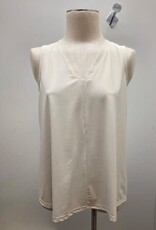 Lulu B Lulu B Stone V-Neck Tank w/Center Seam Top