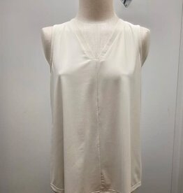 Lulu B Lulu B Stone V-Neck Tank w/Center Seam Top