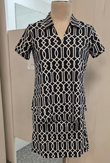 Lulu B Lulu B Black  GTSB Print Pull On Skort UPF 50+