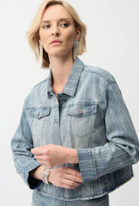 Joseph Ribkoff Joseph Ribkoff Casual Button Denim Jacket w/Embellishment