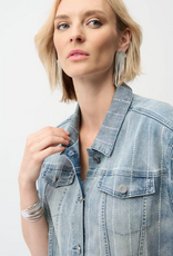 Joseph Ribkoff Joseph Ribkoff Casual Button Denim Jacket w/Embellishment