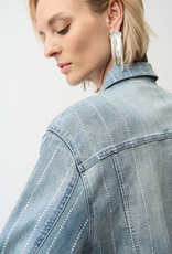 Joseph Ribkoff Joseph Ribkoff Casual Button Denim Jacket w/Embellishment
