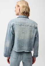 Joseph Ribkoff Joseph Ribkoff Casual Button Denim Jacket w/Embellishment