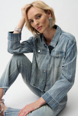 Joseph Ribkoff Joseph Ribkoff Casual Button Denim Jacket w/Embellishment