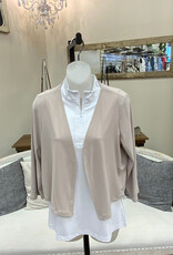 Michael Tyler Michael Tyler Sand Bolero Open Front 3/4 Sleeve