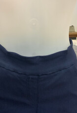 Ruby Rd Ruby Road  Navy Solar  Millenium Tech Ladder Hem Petite Capri