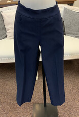 Ruby Rd Ruby Road Navy Pull On Solar Tech Ladder Hem Capri