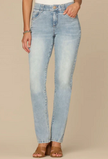 Democracy Democracy B1560GQAW Mid-Rise Light Blue Straight Leg Jeans