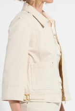 Lysse Lysse  Crisp Chino Nylah Detail Crop Jacket