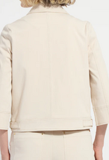 Lysse Lysse  Crisp Chino Nylah Detail Crop Jacket