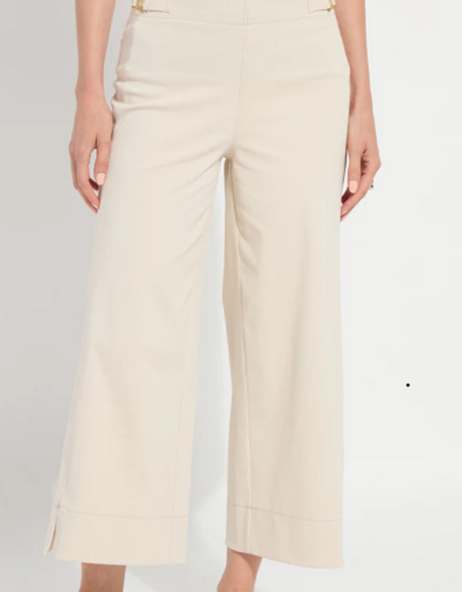 Lysse Lysse Crisp Chino  Nylah Wide Leg Crop Pant