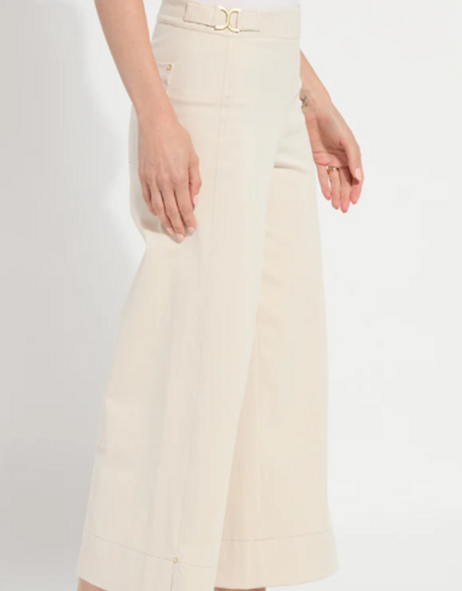Lysse Lysse Crisp Chino  Nylah Wide Leg Crop Pant
