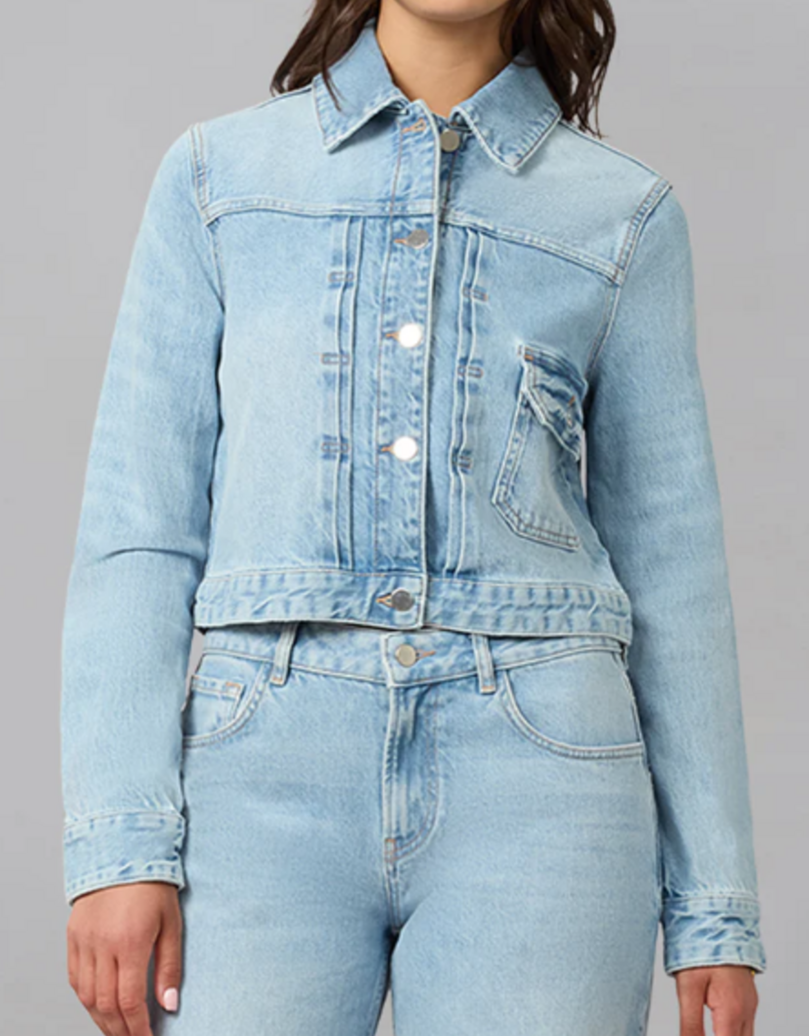 Lola Lola SABRINA Whimsy Blue  Classic Denim Jacket