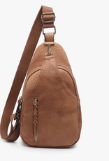 Jen and Co Jen & Co.  Carmel Nikki Vegan Sling Pack Bag