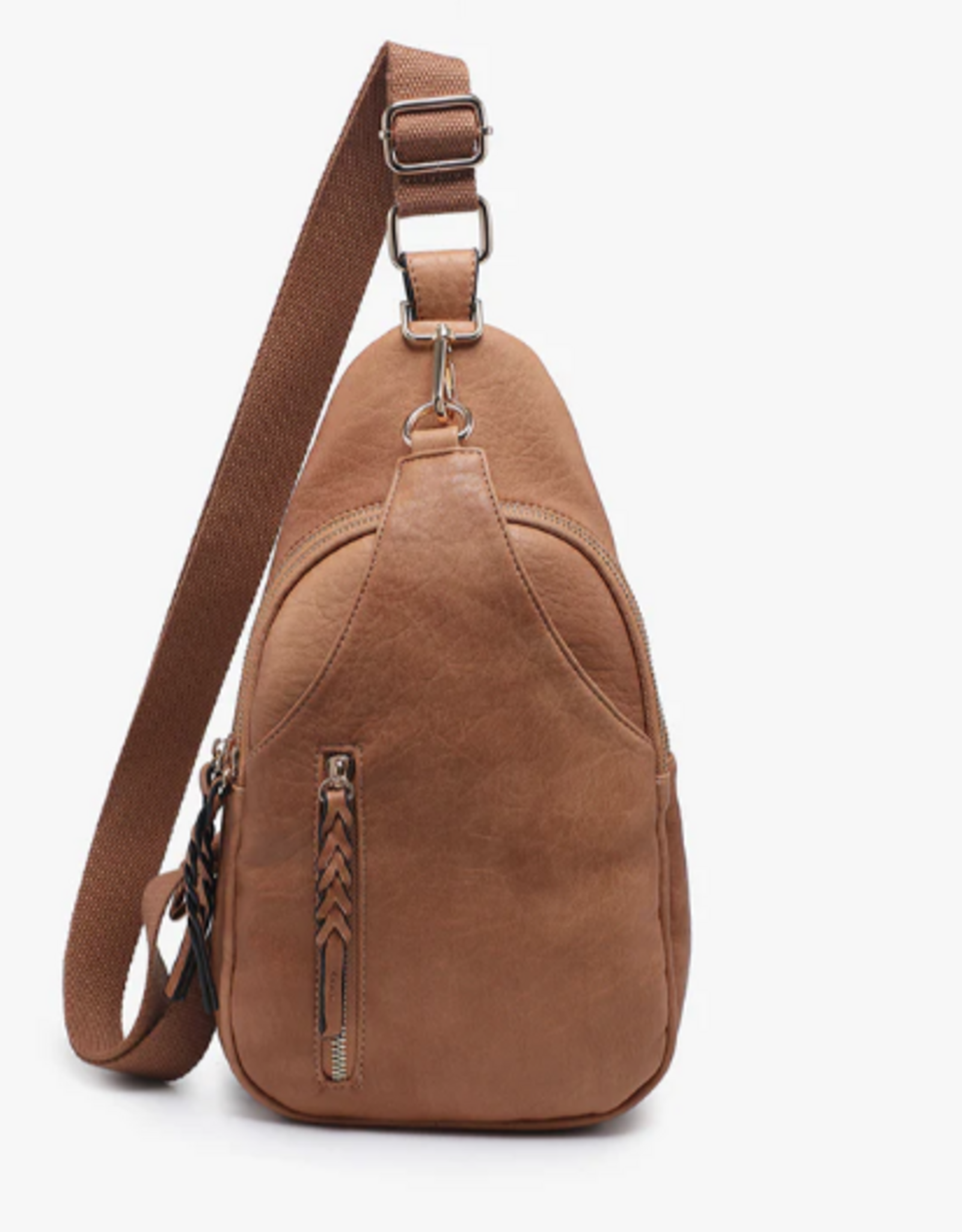 Jen and Co Jen & Co.  Carmel Nikki Vegan Sling Pack Bag