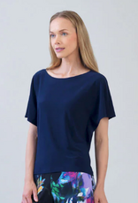 Clara Sun Woo Clara Sun Woo Caftan Flutter Sleeve  Round Neck Top