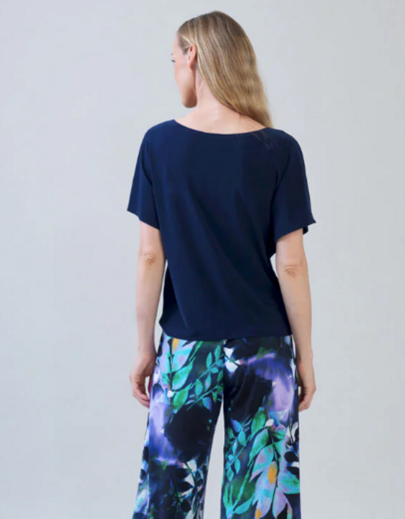 Clara Sun Woo Clara Sun Woo Caftan Flutter Sleeve  Round Neck Top