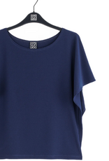 Clara Sun Woo Clara Sun Woo Caftan Flutter Sleeve  Round Neck Top