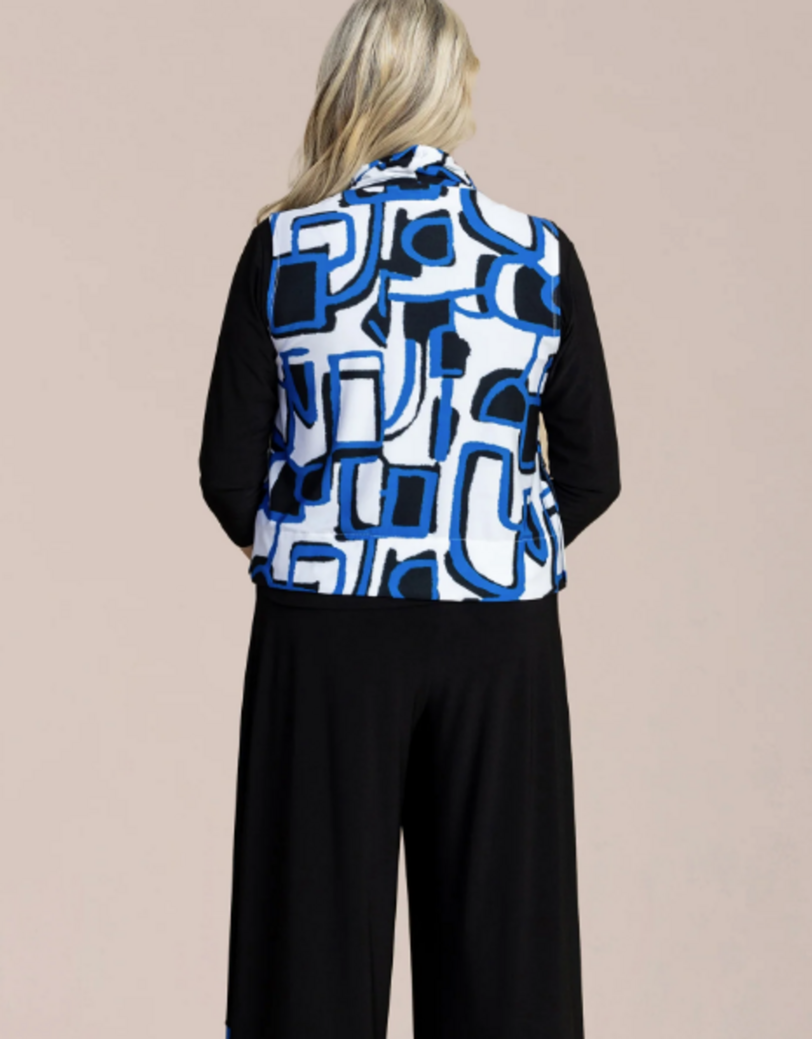 Sympli SYMPLI Electric Maze Top It Up Smock 3/4 Sleeve Top