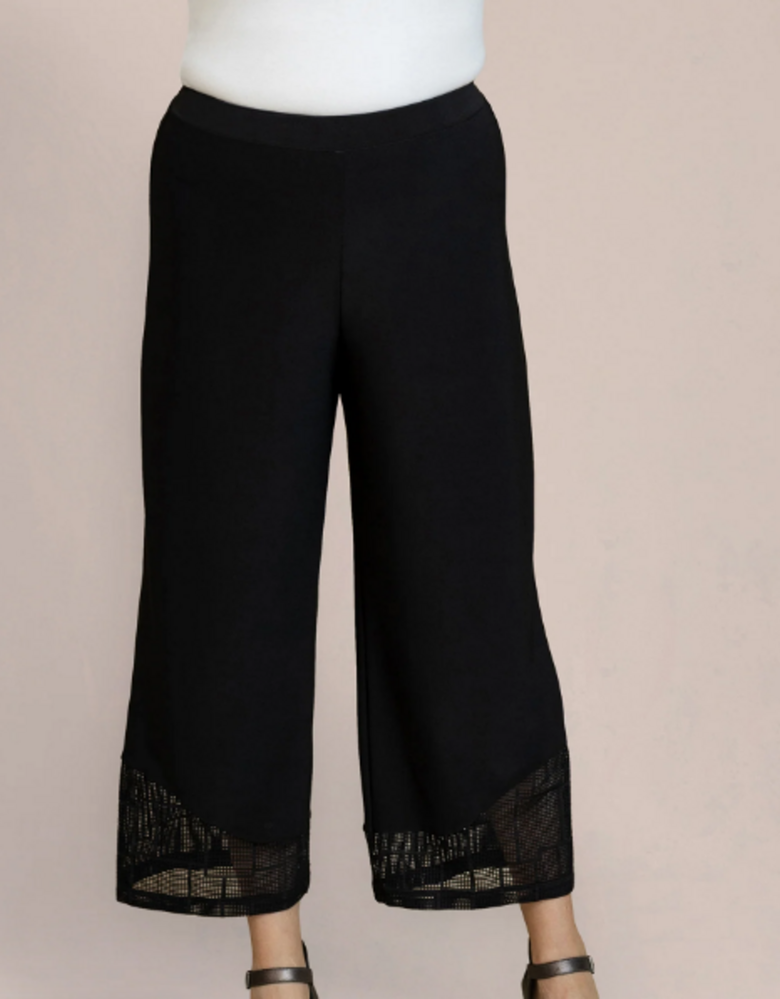 Sympli SYMPLI Black Honeycomb Mesh Mix Shadow Pant
