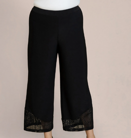 Sympli SYMPLI Black Honeycomb Mesh Mix Shadow Pant