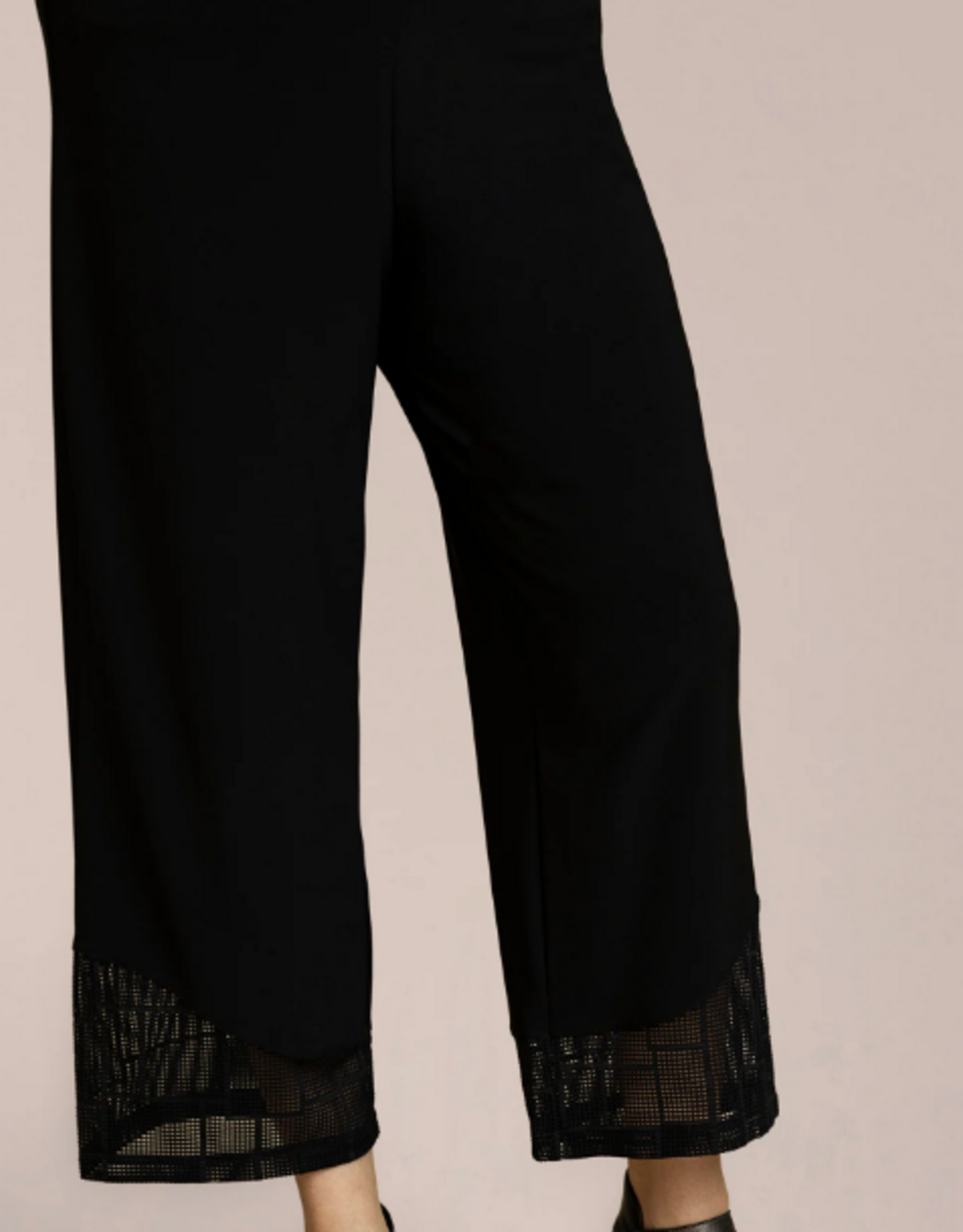 Sympli SYMPLI Black Honeycomb Mesh Mix Shadow Pant