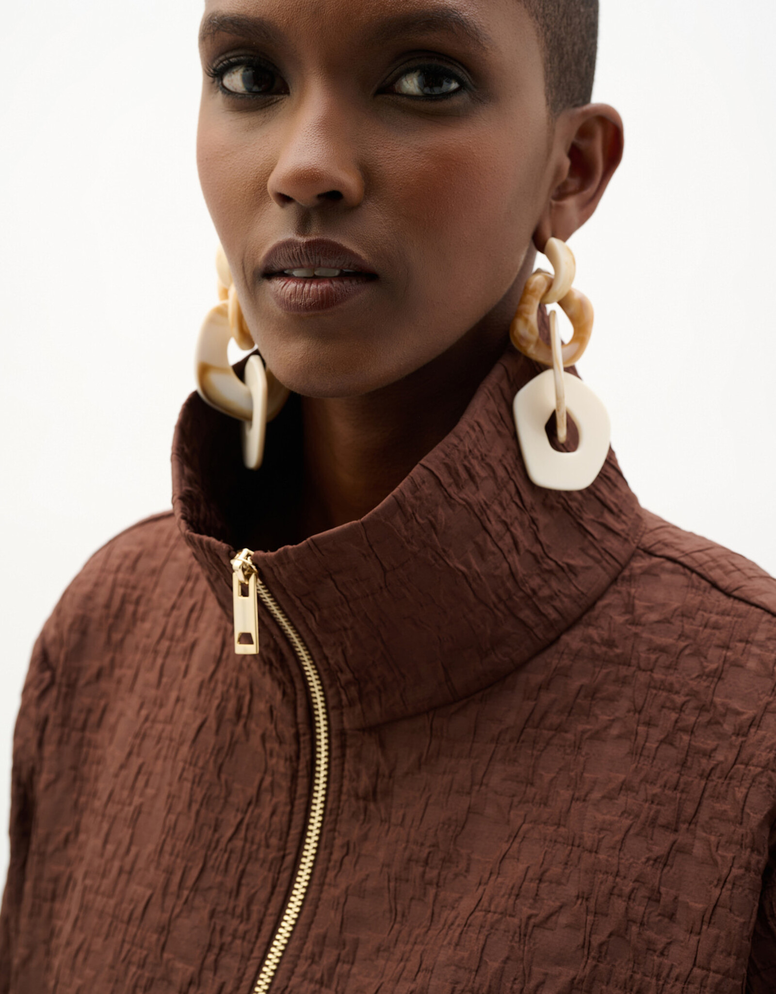 Joseph Ribkoff Joseph Ribkoff 262138 Mahogany Casual Hip-Length Jacket