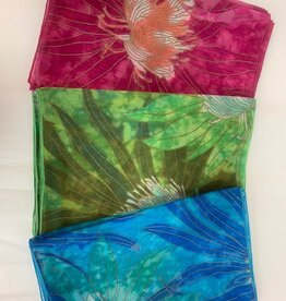 Mademoiselle Inc Mademoiselle M60-590  Floral w/Gold Outline Scarf