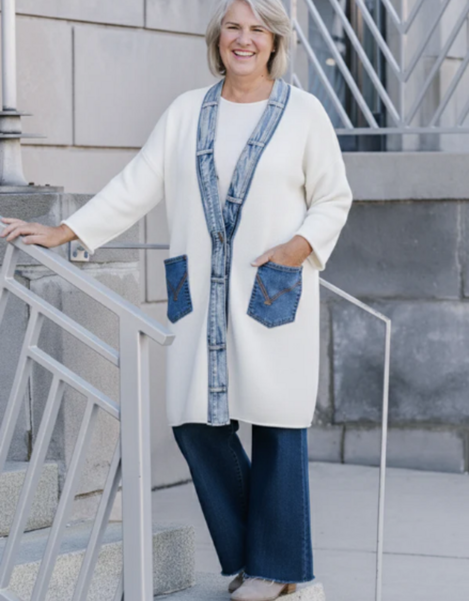 Shannon Passero Shannon Passero Cloud Love Open Front 3/4 Sleeve Cardigan
