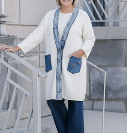 Shannon Passero Shannon Passero  Cloud Love Open Front 3/4 Sleeve Cardigan
